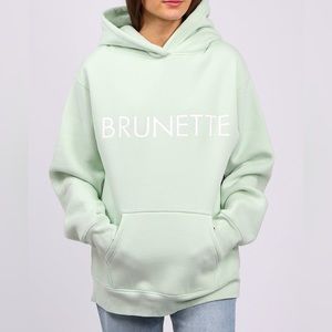 brunette the label ‘brunette’ hoodie size XS/S new no tags. Ordered wrong size